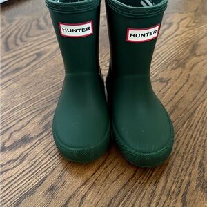 Hunter Dark Green Waterproof Boots